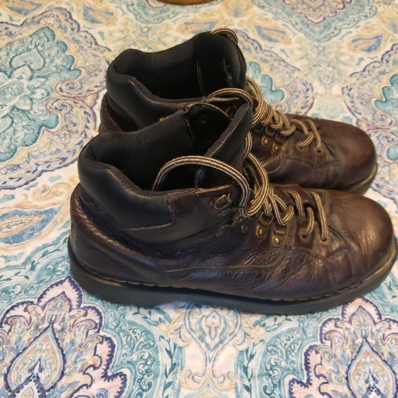 Dr. Martens 11303 Doc Mens Vintage Chunky Brown Leather Combat Boots Size US 14 - Picture 3 of 10